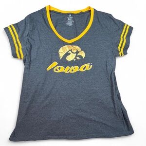 Iowa Hawkeyes Colosseum Womenโs V-Neck Tee โ XXL